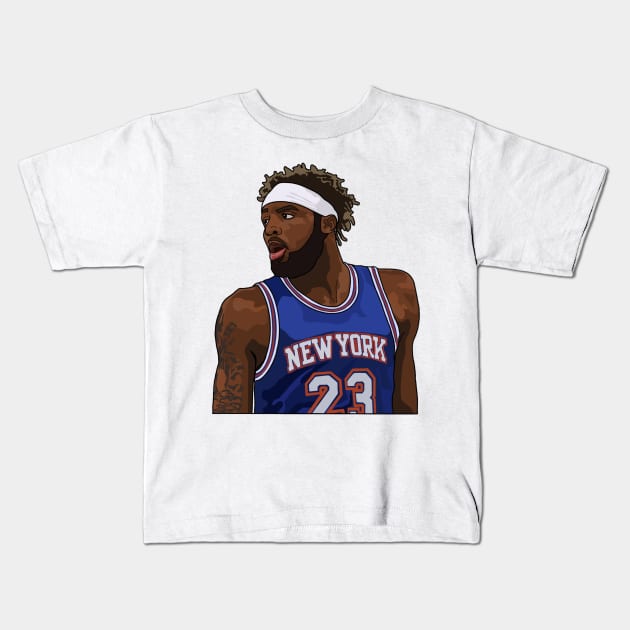 Mitchell Robinson | New York Knicks Kids T-Shirt by ActualFactual